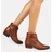 FELMINI Stiefelette Stiefelette Leder - Braun - 37