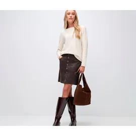 STREET ONE Veloursrock Damen Braun 44