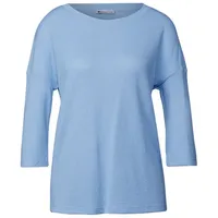 STREET ONE Langarmshirt in serenity blue | Gr.: 40