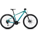 Ghost Mountainbike »Kato Universal AL«, 27 Gang, Shimano, Alivio RD-M3100 Schaltwerk, Kettenschaltung, für Damen und Herren, Kettenschaltung, 62125202-48 azur-petrol 29 Zoll (73,66cm), grün 48 cm)