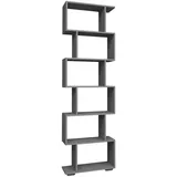 VCM Bücherregal 60 x 196,1 x 24 cm Anthrazit