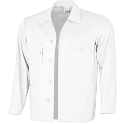 Arbeitsjacke "basic" weiß, Größe 106 - weiss - 106