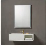 Loevschall Badspiegel »Sienna« wendbar, weiß