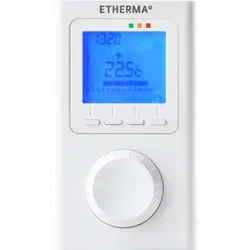 Etherma Funk-Raumthermostat mit Uhr, LCD-Anzeige ET-14A