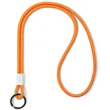 Copenhagen Design Pantone Design-Schlüsselband Key Chain Long, Schlüsselanhänger zum Umhängen, robust und farbenfroh, 021C, Nylon, Orange 021, lang, 101310021
