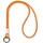 Copenhagen Design Pantone Design-Schlüsselband Key Chain Long, Schlüsselanhänger zum Umhängen, robust und farbenfroh, 021C, Nylon, Orange 021, lang, 101310021