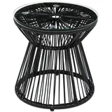 modfu Beistelltisch Ø 40 x 42 cm Schwarz
