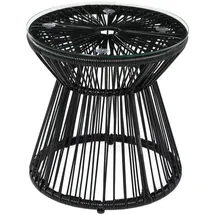 modfu Beistelltisch Ø 40 x 42 cm Schwarz