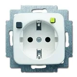 Busch-Jaeger FI-Schukomat SCHUKO® Steckdosen-Einsatz mit Fehlerstrom-Schutzschalter 2CKA003116A0660