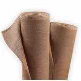 Aquagart 10m x 1m Jutegewebe 305g/m2 Jutematte Gartenjute Jute Stoff Sackleinen Juteband