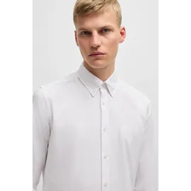 Boss regular fit, Businesshemd mit Button-down-Kragen Modell 'Rickert', Weiss, XXL