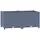 furnicato Hochbeet 80 x 40 x 38 cm Grau