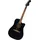 Fender California Debut Redondo Dreadnought mit Cutaway CE-Akustikgitarre, Fichtendecke, schwarzem Schlagbrett, Black