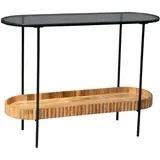 m2 Konsolentisch JASON Braun/Mangoholz 107 x 78 cm