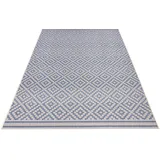 NORTHRUGS Raute Outdoor-Teppich 80 x 150 cm blau