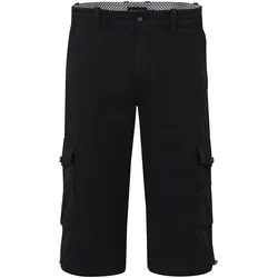 Bermudas BUGATTI, Herren, Gr. 54, Normalgrößen, 290, schwarz, 98% Baumwolle, 2% Elasthan, unifarben, casual, normal, Hosen, aus Baumwolle