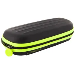 J Athletics Hard-Case Brillenetui S - Black-Lime