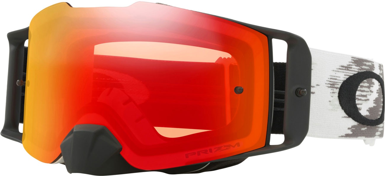 Oakley Front Line MX Speed, Goggle Prizm - Blanc Rouge Réfléchissant (Torch)