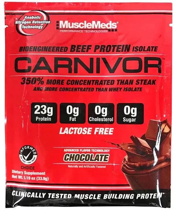 MuscleMeds Carnivor Sample (1 Portionen, Schokolade)