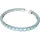 Swarovski Matrix Tennis Armband Blau Rhodiniert 5648928 Größe M