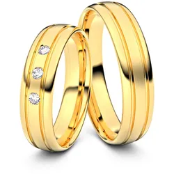 Trauringe Wesel 333er Gelbgold - 0088
