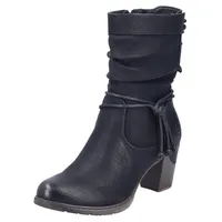 Rieker Cowboy Stiefelette, Westernstiefelette, Stiefelette mit Slouchy-Schaft schwarz 39 EU