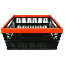 Novaliv Klappbox 30 L 6-tlg. Rot/Schwarz