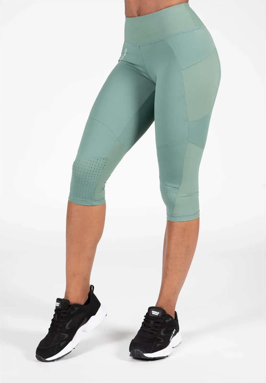 Monroe Kurze Leggings - Grün