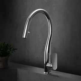 Fortis Mosa extend Küchenarmatur Silber