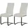 xonox.home Schwingstuhl Leni Strukturstoff creme 2er Set