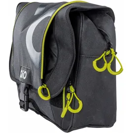 QIO Mattis Gepäckträgertasche grau/schwarz