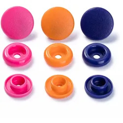 Prym Love Color Snaps orange/pink/violett
