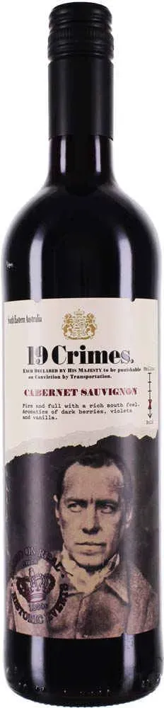 19 Crimes Wines NV 19 Crimes Cabernet Sauvignon Cabernet Sauvignon Australien