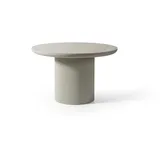 aea Runder Esstisch 130 x 76 cm weiß