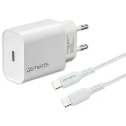 4smarts Schnelllade-Set 20W mit 1.5m USB-C zu USB-C Kabel