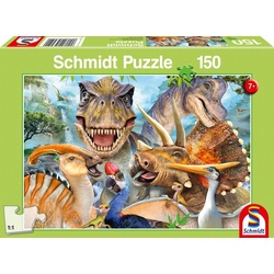 Schmidt Spiele Puzzle »150 Teile Schmidt Spiele Kinder Puzzle Dinotopia 56452«, 150 Puzzleteile