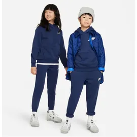 Nike Sportswear Club Fleece Hoodie Kinder 410 midnight navy/white S 128-137 cm