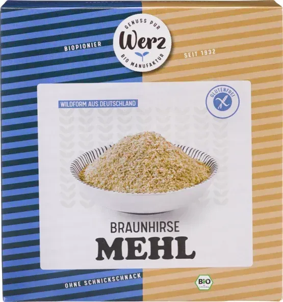 Werz Braunhirse-Mehl glutenfrei bio 500g