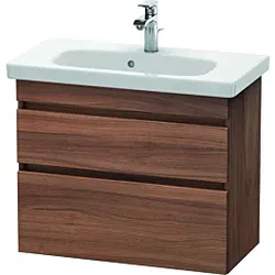 Duravit Unterschrank DuraStyle DS649907979 73x35cm, Nussbaum Natur, 2 Auszüge