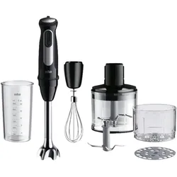 Braun Domestic Home MQ 55254M Stabmixer Schwarz-Edelstahl