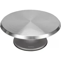 Klausberg Tortenständer mit Fuss, Cake Design Utensilien, Silber
