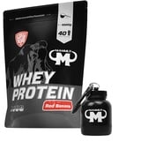 1kg Mammut Whey Protein Eiweißshake - Set inkl. Protein Shaker, Riegel, Powderbank oder Tasse (Red Banana, Gratis Mammut Powderbank)