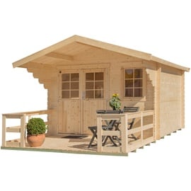 Konifera Lillevilla 265T 3,50 x 4,40 m natur inkl. Terrasse