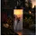 MARELIDA LED Grablicht Pusteblume 21 cm weiß