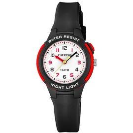 Calypso K6069/6 30 Gehäuse Kunststoff schwarz Silikonarmband schwarz onesize