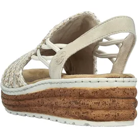 Rieker 62741-60 Beige/Silber 41