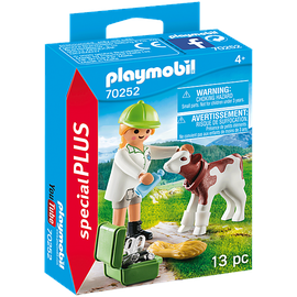 Playmobil Special Plus Tierärztin mit Kälbchen 70252