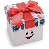 NICI Geschenkbox Dreamy Winter Plüsch 11x11x11cm blau - Aufbewahrungsbox für Andenken, Schmuck, Truhe Organizer, perfekte einzigartige Geschenkideen für Damen und Herren
