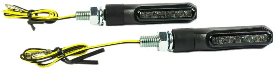 Parts Europe E-mark 012087221 Blinker Für Motorräder - Smoked - One Size