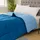 Wometo Steppbett 135x200 cm Oeko-Tex®, Wende-Design dunkelblau – blau